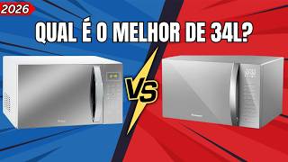 MICRO ONDAS de 34 LITROS PHILCO PMO34EB ou PANASONIC ST67L: Qual Micro-Ondas COMPRAR em 2026?