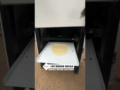 Fully Automatic 1850Pcs/Hr Rice Papad Making Machine