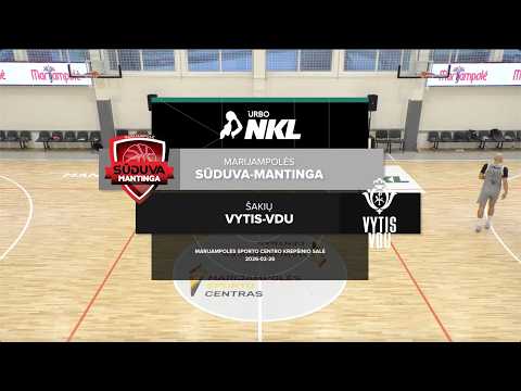 URBO-NKL apžvalga: Marijampolės „Sūduva-Mantinga“ – Šakių „Vytis-VDU“ [2026-02-26]