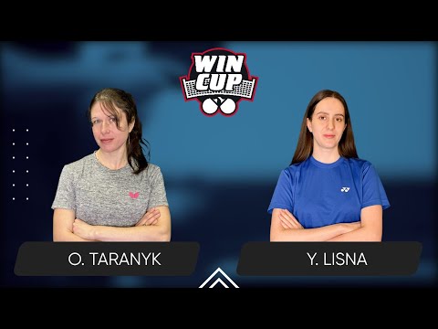 07:00 Olena Taranyk - Yaroslava Lisna 27.06.2025 WINCUP Women Professional. TABLE 1