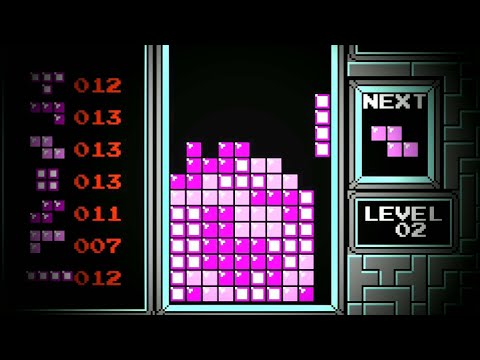 1 Hour of Satisfying Tetris Gameplay to Fall Asleep to