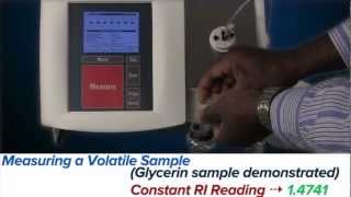 Refractometers, Measuring Volatile Samples