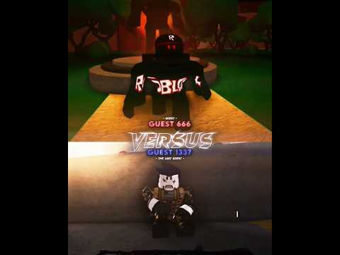 Guest 666 Vs Guest 1337 (The Last Guest) - Wutiwant (Slowed) #shorts #video #edit #roblox
