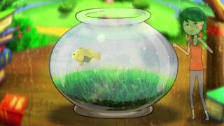 One little fish swam in his dish - Nursery Rhymes For Kids (3D)