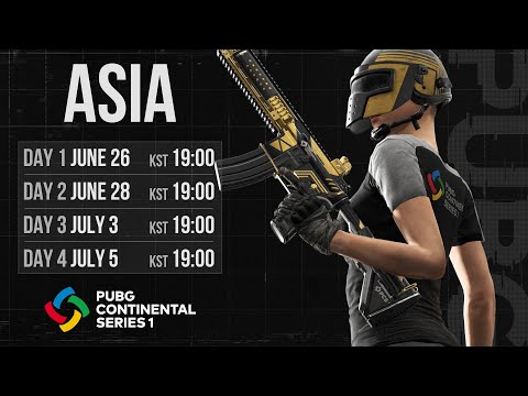 PUBG Continental Series 1 - Asia Day 1