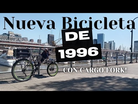 Cicloturismo y aventura!! con una bicicleta del año 1996 y horquilla a cargo fork!!! INCREÍBLE!!!