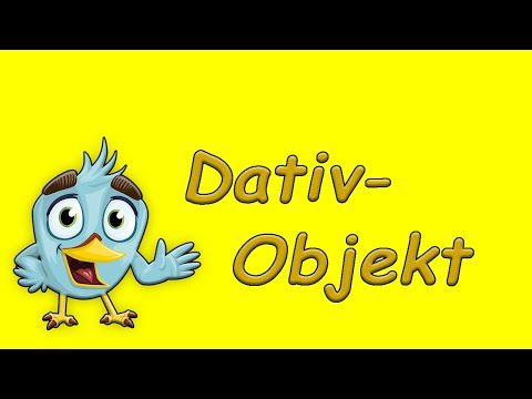 Dativ-Objekt einfach erklärt