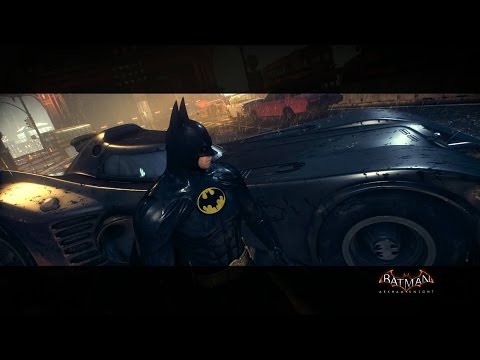 Batman Arkham Knight: 1989 Movie Batmobile Pack Gameplay (PS4)