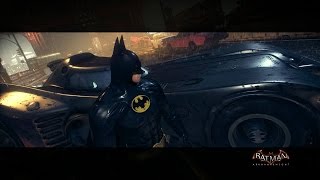 Batman Arkham Knight: 1989 Movie Batmobile Pack Gameplay (PS4)
