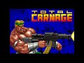 Total Carnage Atari Jaguar Hand Made Software Atari 2005 BAD ENDING