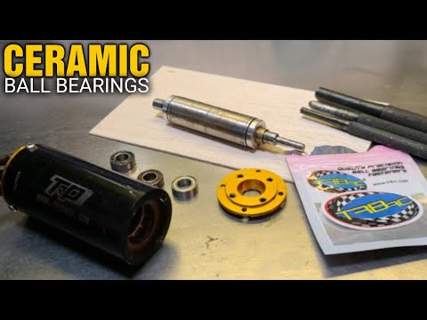 Upgraded Ceramic Bearing Install Tp Power 4060 - Brushless Motor Bearing Replacement
