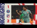 HIGHLIGHTS PSG 1 2 Atlético De Madrid UCL Nahuel Molina Correa