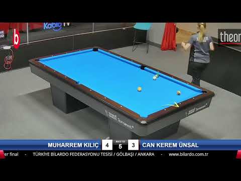 MUHARREM KILIÇ & CAN KEREM ÜNSAL Bilardo Maçı - 