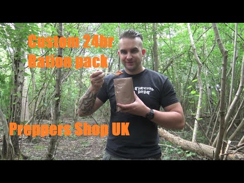 Preppers Shop UK Custom 24hr ration pack!