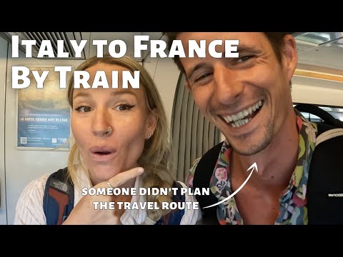 From Italy to France | On A Train With No Plan | Milan to the French Riviera