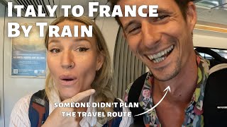 From Italy to France | On A Train With No Plan | Milan to the French Riviera