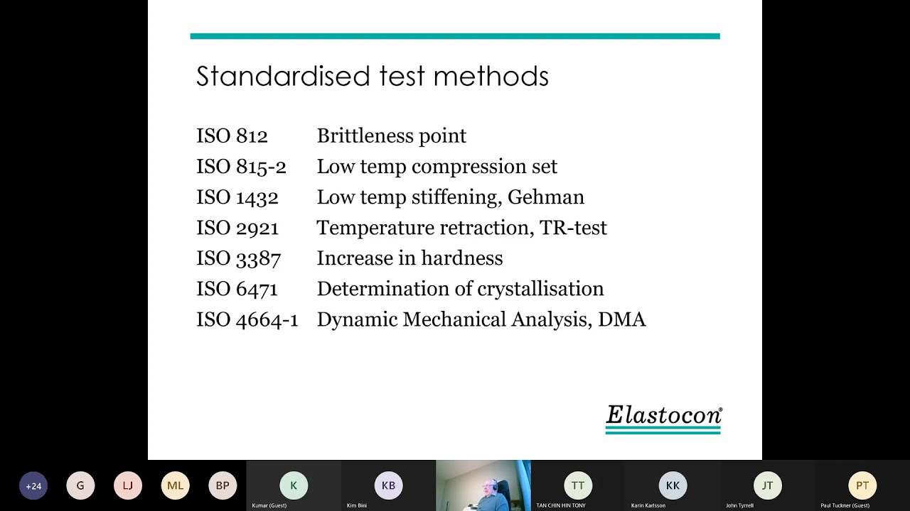 Webinar – Low Temperature Testing of rubber