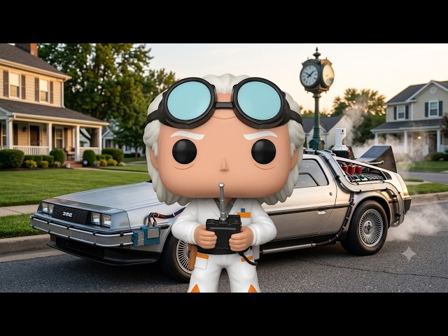 Vídeo relacionado con Funko Pop! Town: BTTF - Dr. Emmett Brown - Doc with Clock Tower - Back To The Future - Figura de Vinilo Coleccionable - Idea de Regalo- Mercancia Oficial - Juguetes para Niños y Adultos