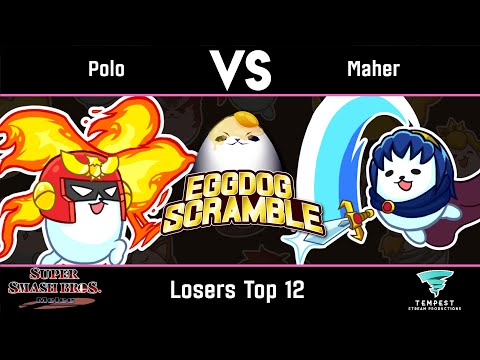 Polo (Captain Falcon) vs Maher (Marth) - Losers Top 12 - Eggdog Scramble 2