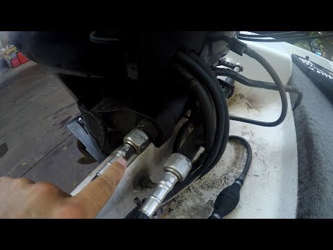 Fixing boat steering. How to fix a doulbe rack and pinion steering system.