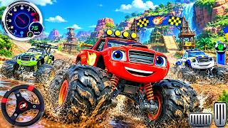 Blaze and the Monster Machines: Axle City Racers - Offroad Blaze Hits the Track - PC GamePlay