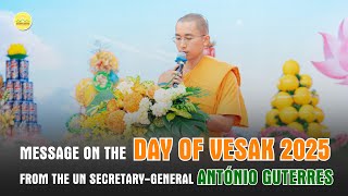 Message on the Day of Vesak 2025 from the UN Secretary-General António Guterres