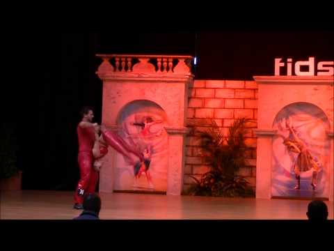 Tobias BLUDAU und Melanie FRANKE World Masters Rimini 13.07.2013 Hoffnungsrunde Akrobatik A-Klasse