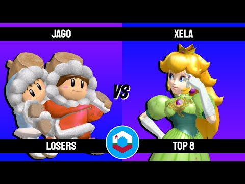 SoCal Melee Arcadian 2022 - Xela (Peach) vs. Jago (Ice Climbers) - SSBM - Losers Top 8