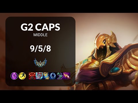 G2 Caps Azir vs Ezreal MIDDLE - EUW1 CHALLENGER Patch 14.14