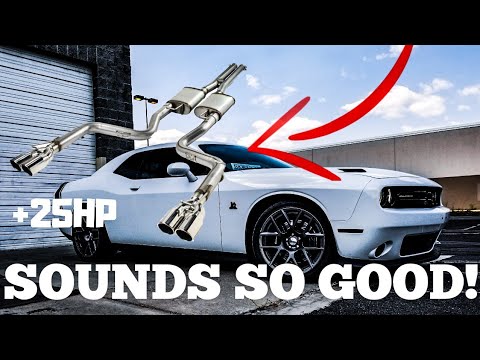 MAGNAFLOW PERFORMANCE EXHAUST FULL REVIEW DODGE CHALLENGER 392