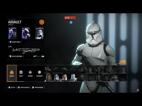 How to still play as the “shiney-white phase 1 clonetroopers“ in Battlefront 2