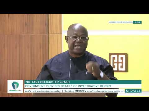 🇬🇭🚨FULL REPORT: What Really Caused the August 6 Military Helicopter Crash