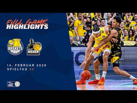EWE Baskets Oldenburg vs. MHP RIESEN Ludwigsburg - Full Game Highlights - Spieltag 20, 25/26