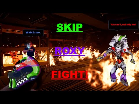How to Skip Roxy Boss Fight! (FNAF SB)