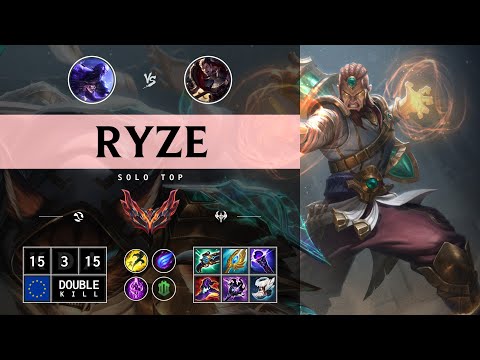 Ryze Top vs Darius - EUW Grandmaster Patch 14.13