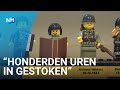 Daniel geeft geschiedenisles met Lego-poppetjes