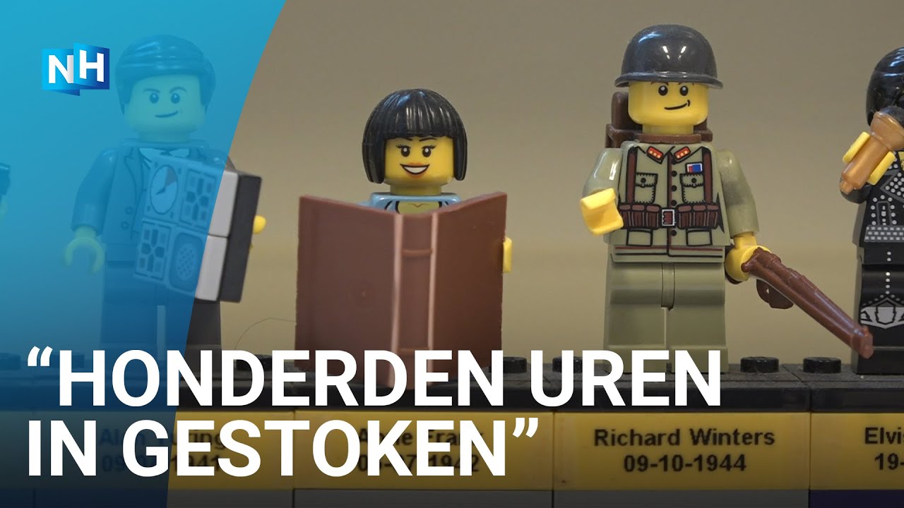 Daniel geeft geschiedenisles met Lego-poppetjes