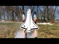 Rocket Powered Space Shuttle Amazing Launch