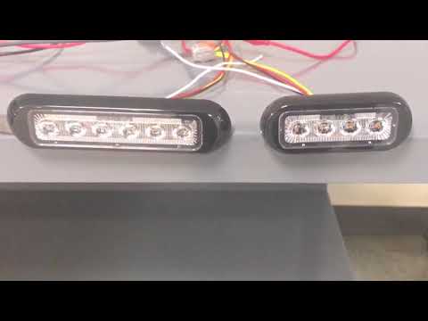 Maxxima Thin Low Profile Dual Color Emergency Warning Series