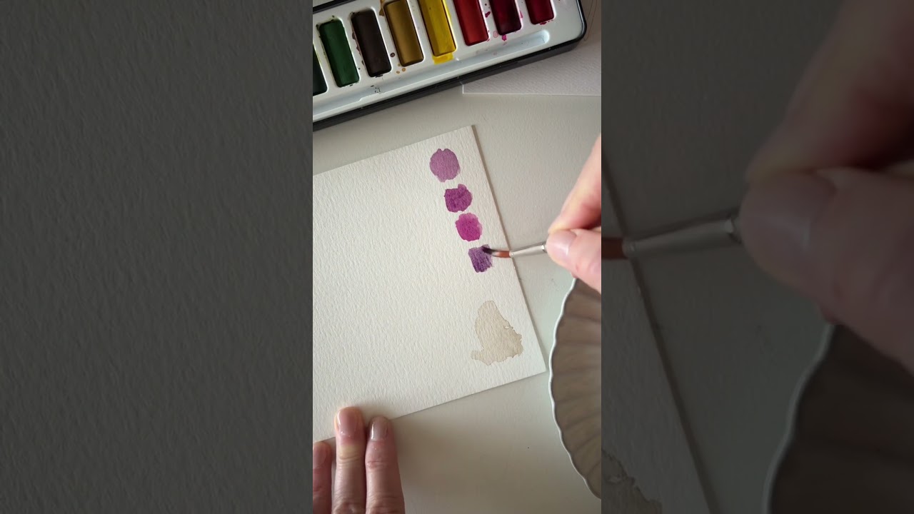 Painting Hydrangea  #elstudio #watercolorpainting #watercolorforbeginners #joyinpainting