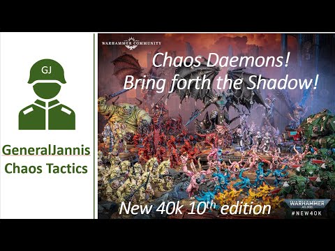 Chaos Daemons faction focus and mathhammer -  GeneralJannis - New WH40k 10th edition