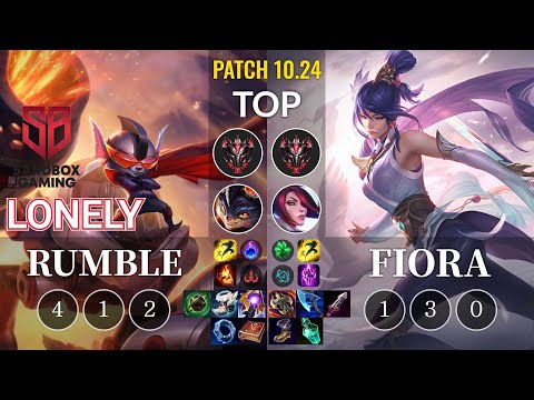 SB Lonely Rumble vs Fiora Top - KR Patch 10.24