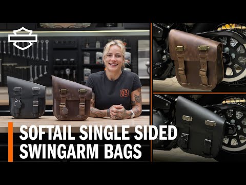 Harley-Davidson Softail Single-Sided Swingarm Bag Overview