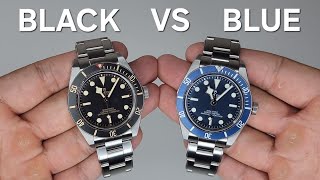 Tudor Black Bay 58 BLACK vs BLUE - Comparison