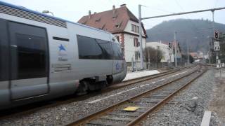 preview picture of video 'Tram-Train et TER à THANN.'