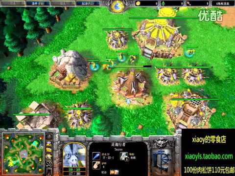 【银冠之全场高能】魔兽争霸xiaoy解说WFC howl vs xiaokk TM