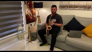 10MFAN Presents: Rudy Fernandez showing his incredible sound on his 10MFAN DaddyO 7 alto mouthpiece