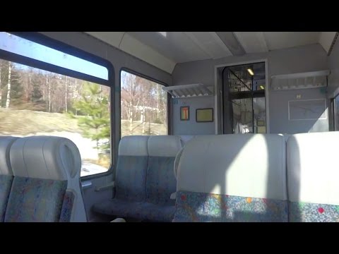 Trip with TEŽ Tatra Electric Railway, Slovakia (Poprad - Tatranská Lomnica - Štrbské Pleso)