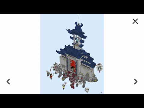 The LEGO Ninjago Movie Temple of the Ultimate Ultimate Weapon 70617 Building Instructions