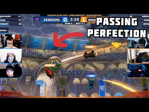 DANIEL to PREJUMPING ARSENAL: Crazy passing play 😨| V1 vs SSG | RLCS 21/22: Ultra Cup